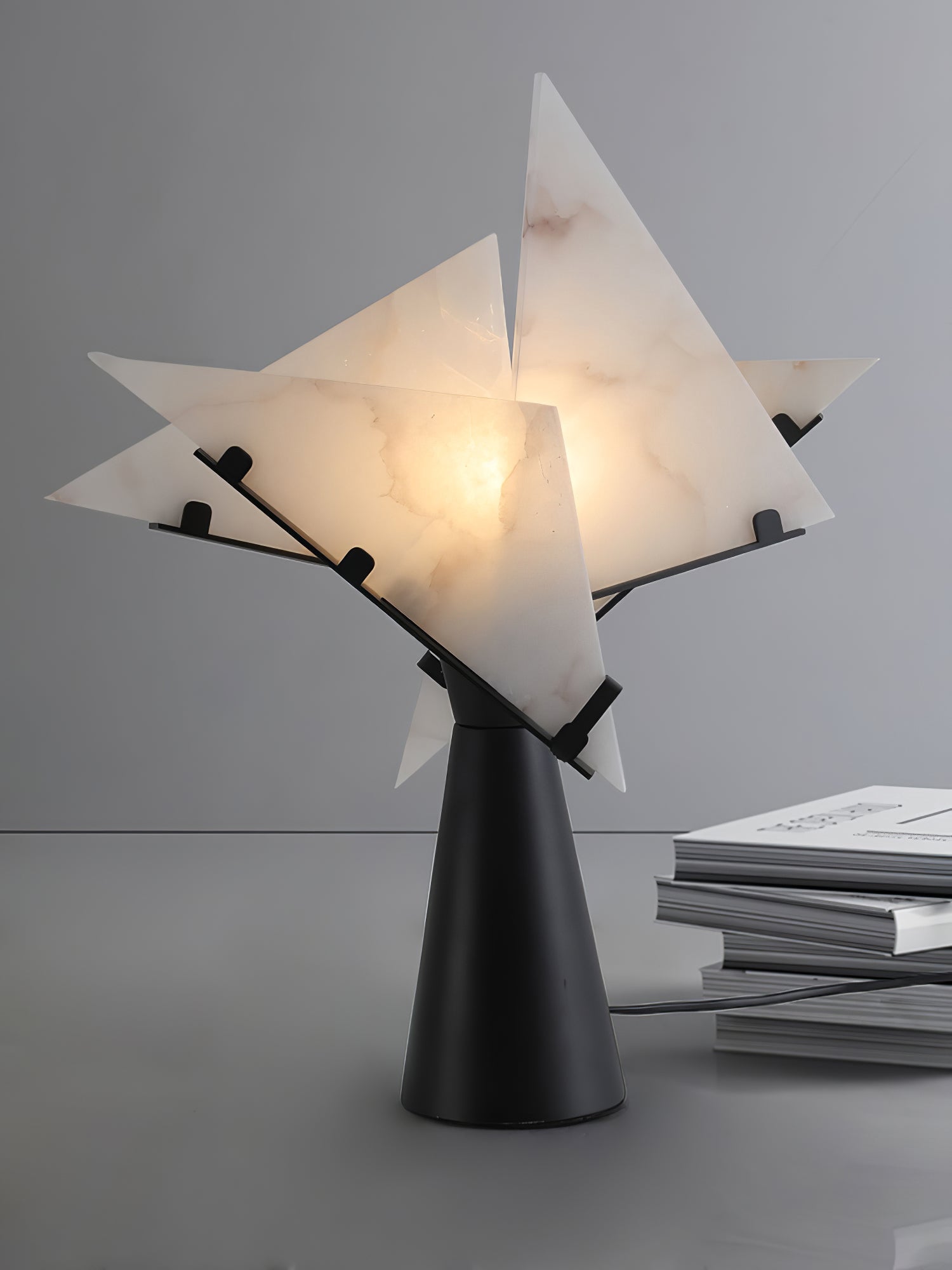 Pierre Chareau Alabaster Table Lamp