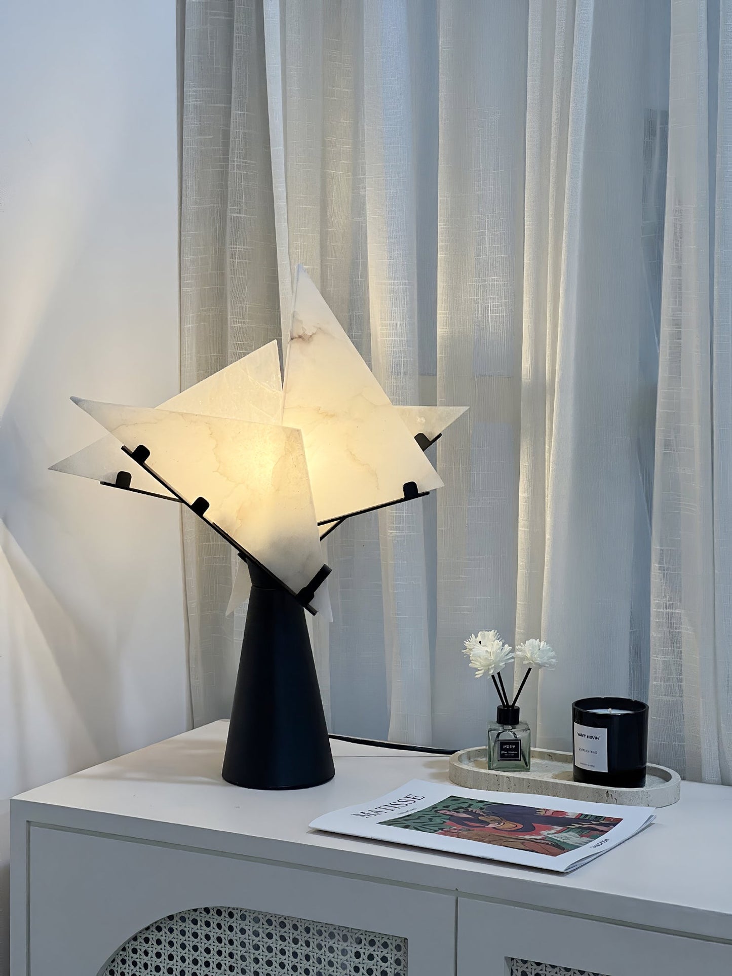 Pierre Chareau Alabaster Table Lamp
