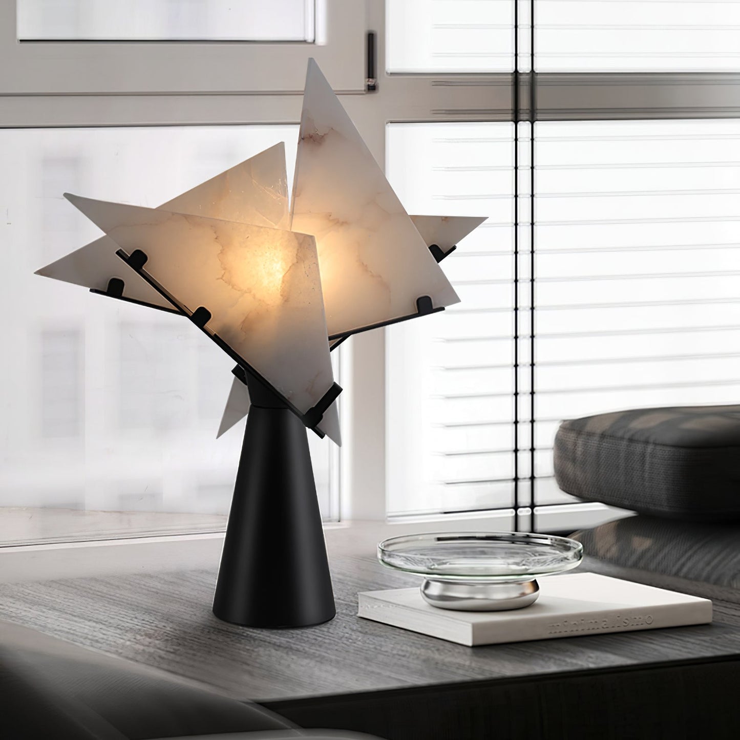 Pierre Chareau Alabaster Table Lamp