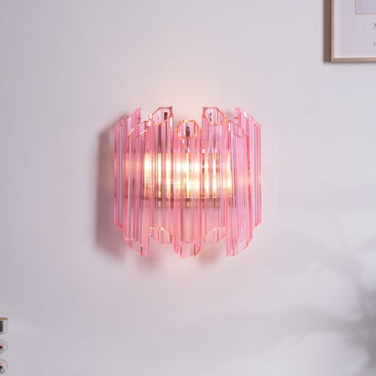 Pink Palermo Murano Wall Lamp