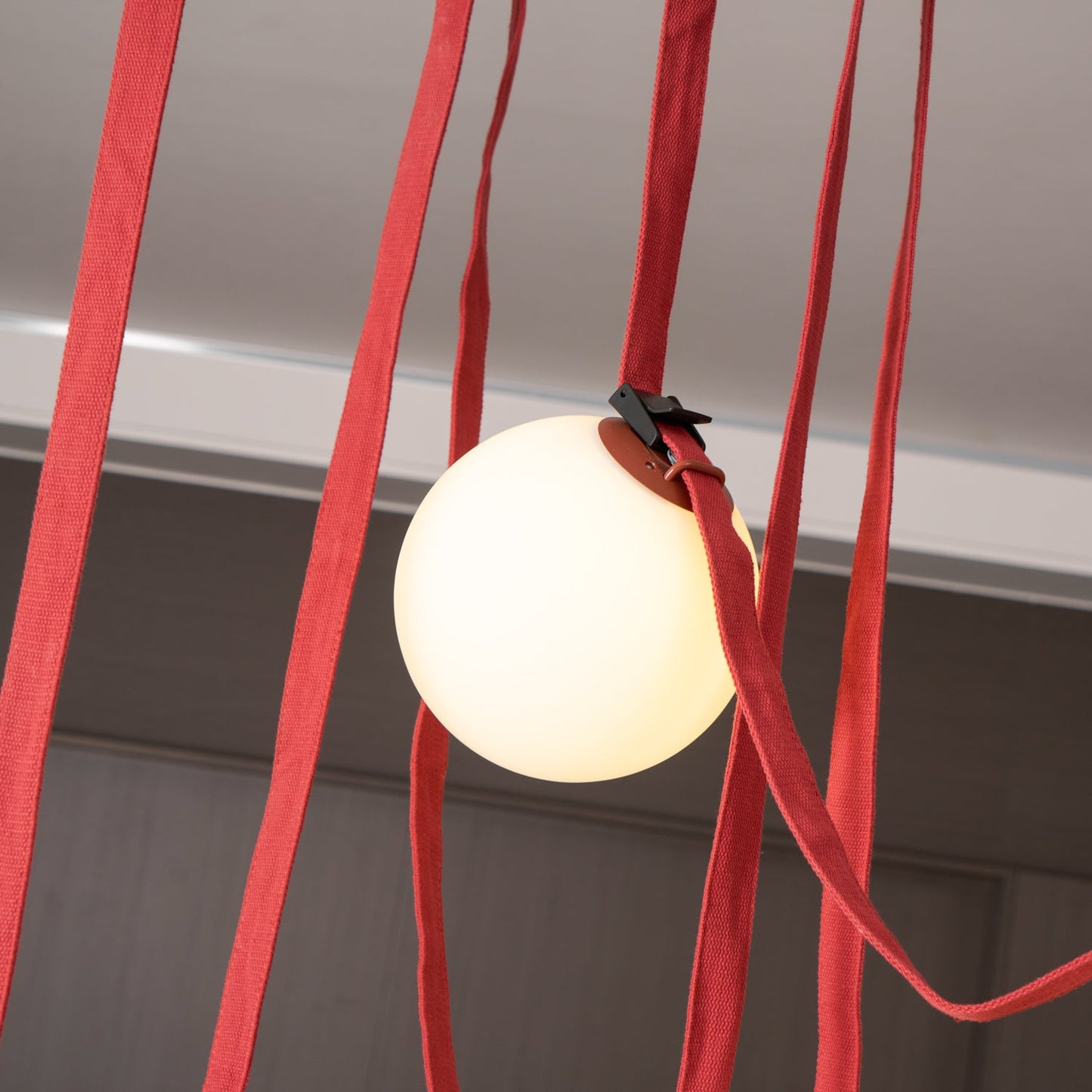 Multiple Belt Art Pendant Light