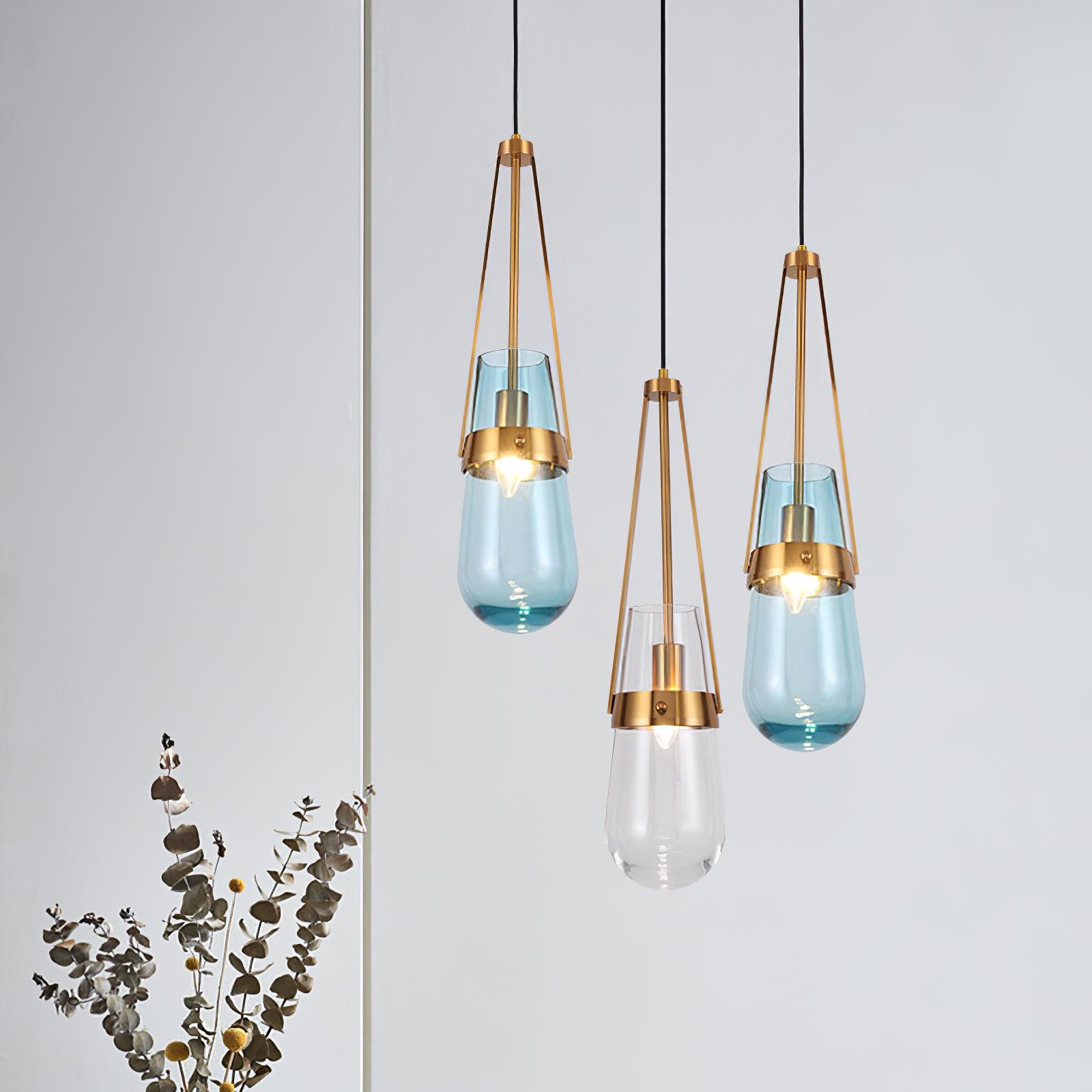 Poble Glass Pendant Light