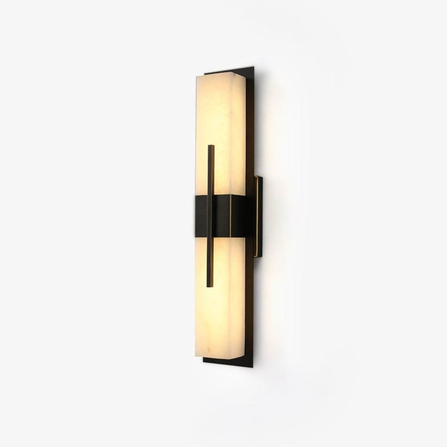 Possini Outdoor Alabaster Wall Light