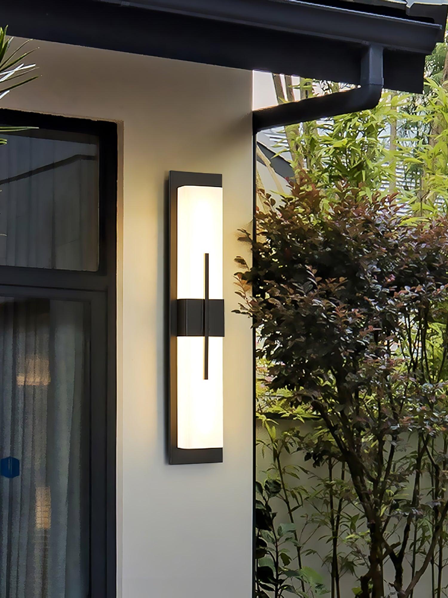 Possini Outdoor Alabaster Wall Light
