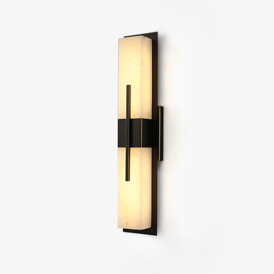 Possini Outdoor Alabaster Wall Light