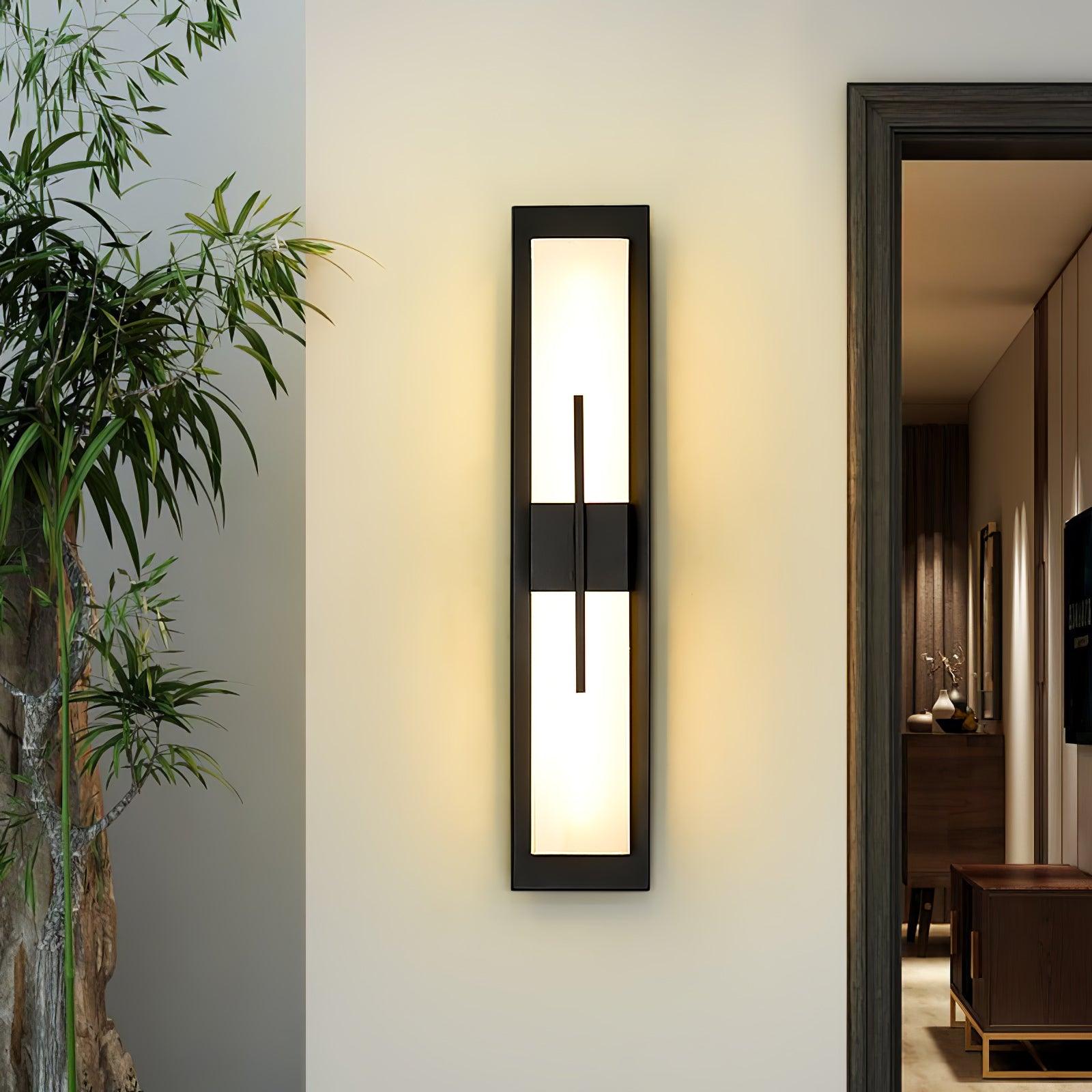 Possini Outdoor Alabaster Wall Light