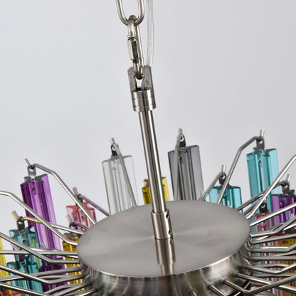 Prismatic Murano Colorful Chandelier