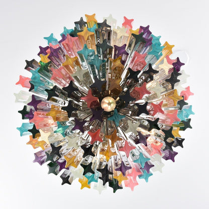 Prismatic Murano Colorful Chandelier