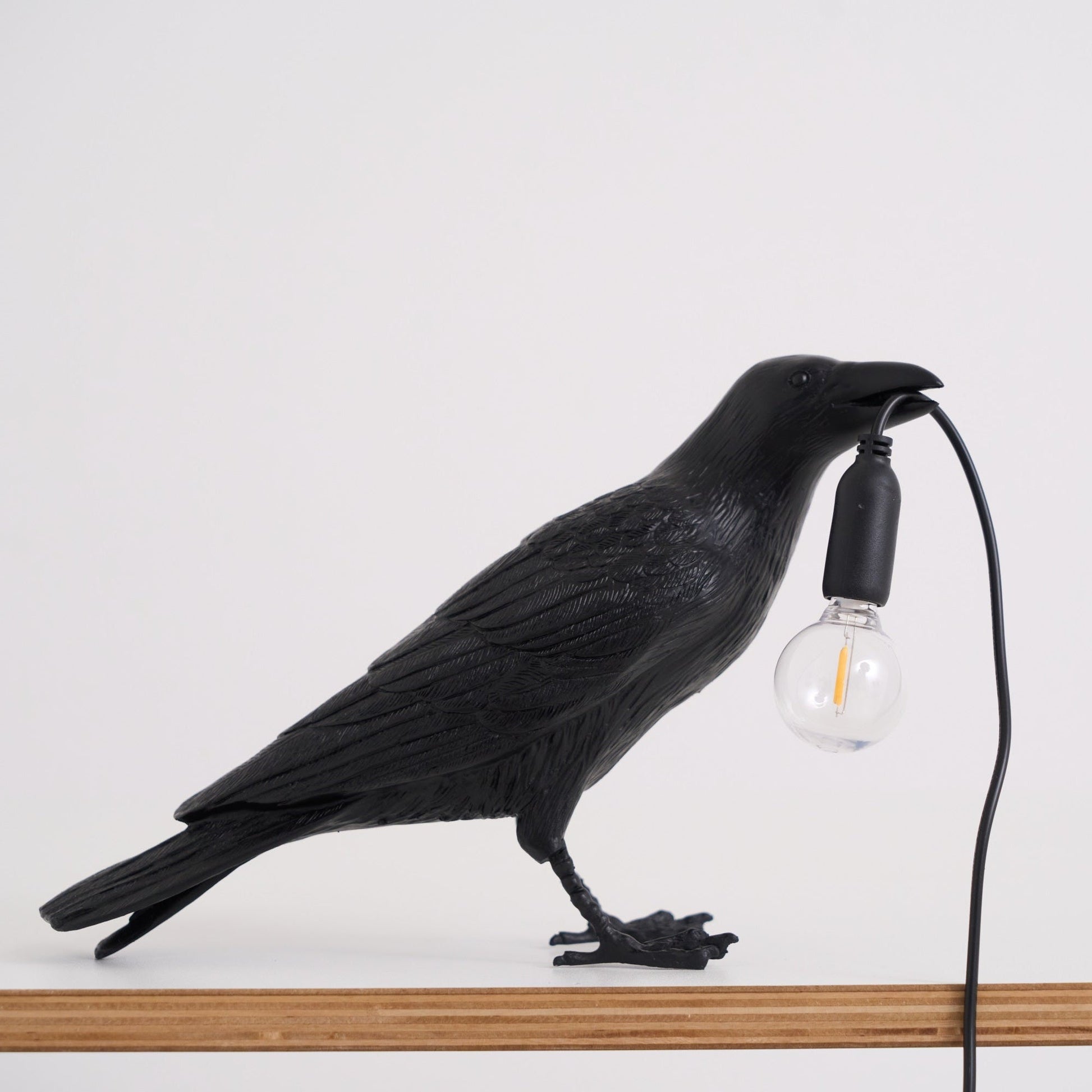 Raven Resin Table Lamp