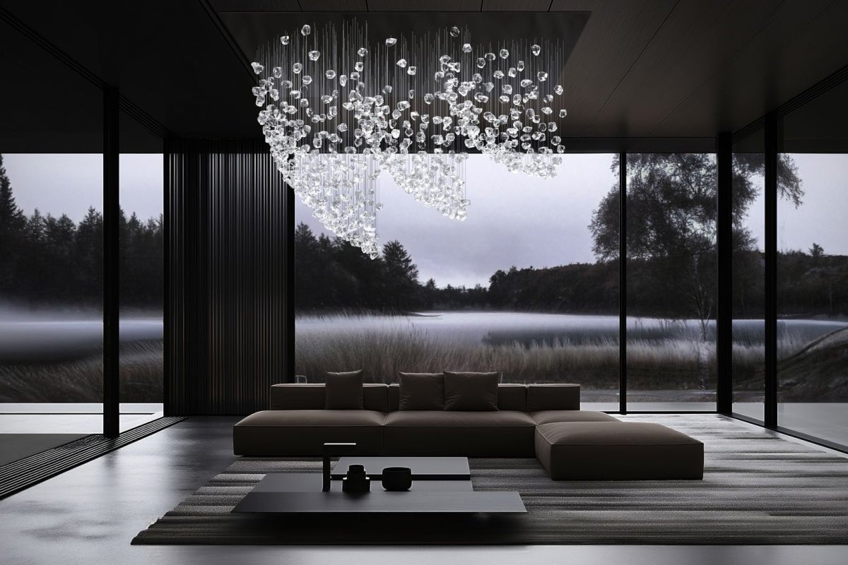 Raw Crystal Customize Chandelier