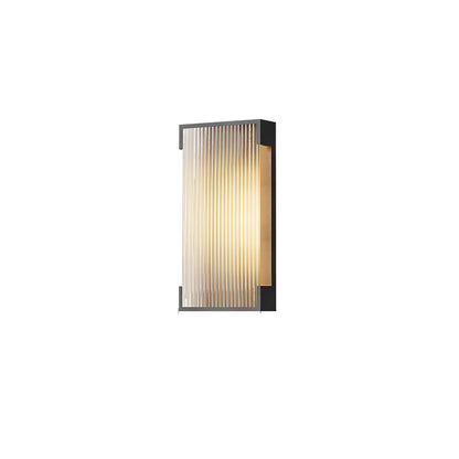 Rectangular Solar Outdoor Wall Light