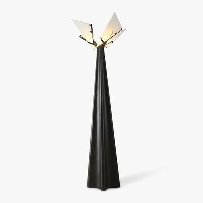 Religieuse Alabaster Floor Lamp