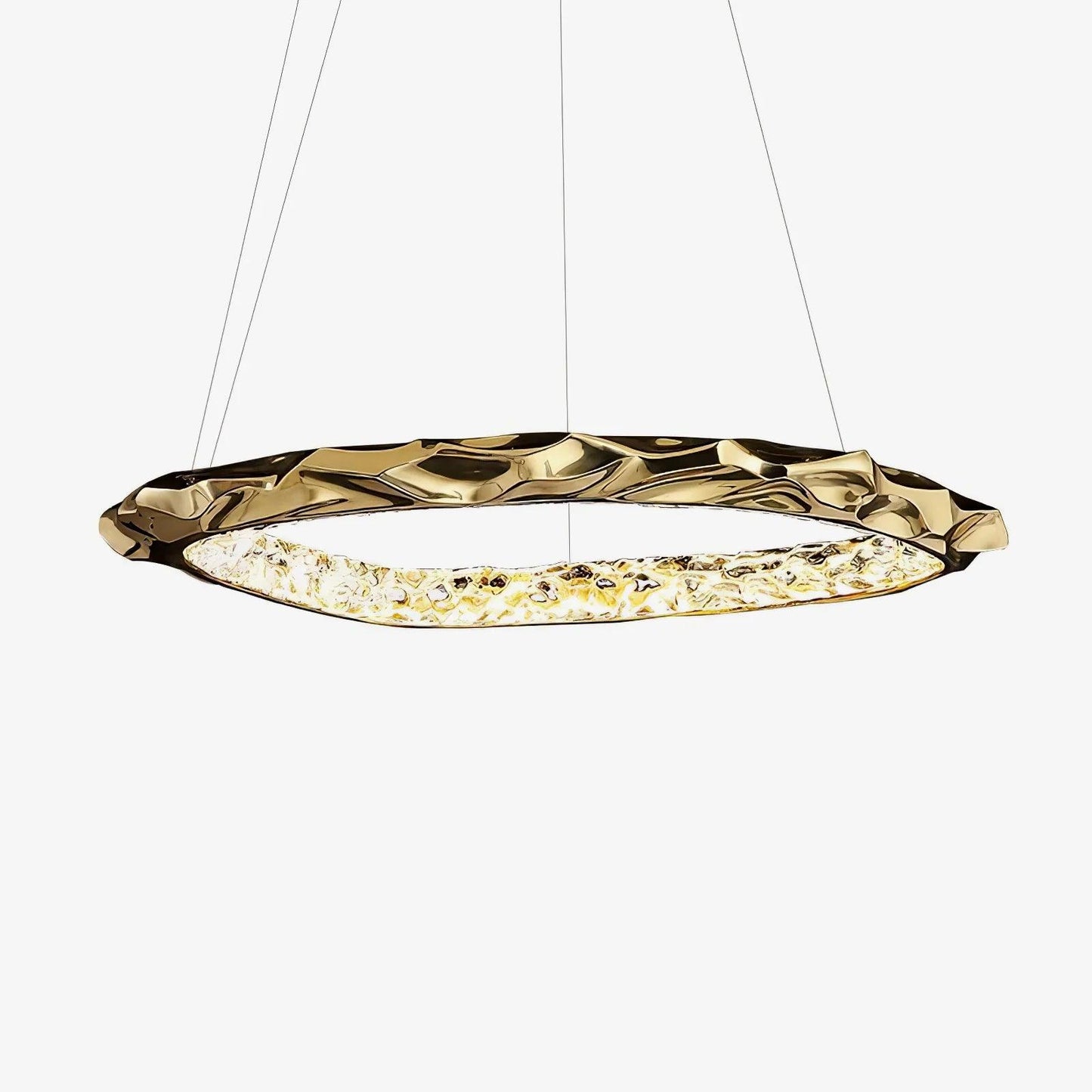 Resin Circlet Brass Pendant Lamp