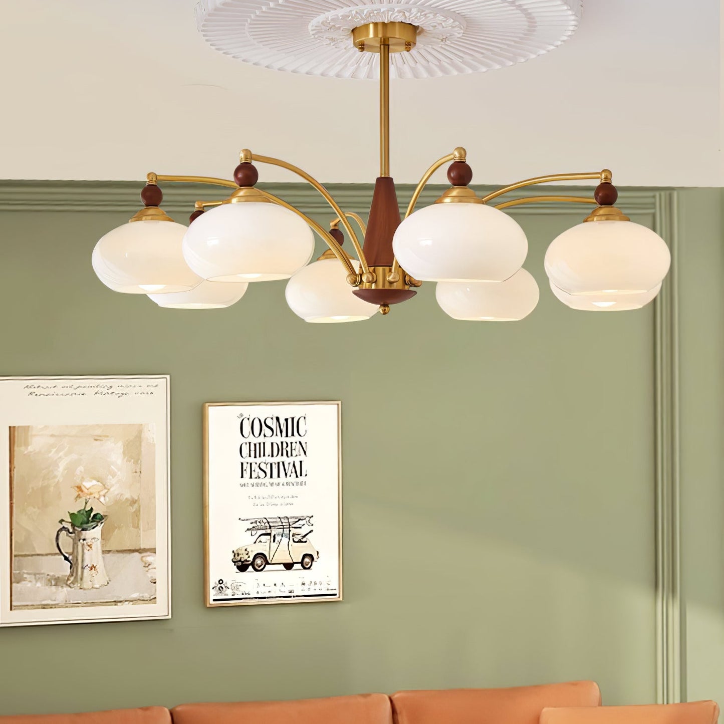 Retro Calliope Chandelier