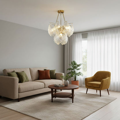Ribbed Shell Ceiling light