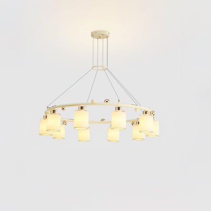 Ring Glass Cup Chandelier