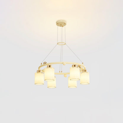 Ring Glass Cup Chandelier