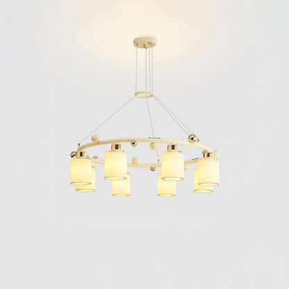 Ring Glass Cup Chandelier