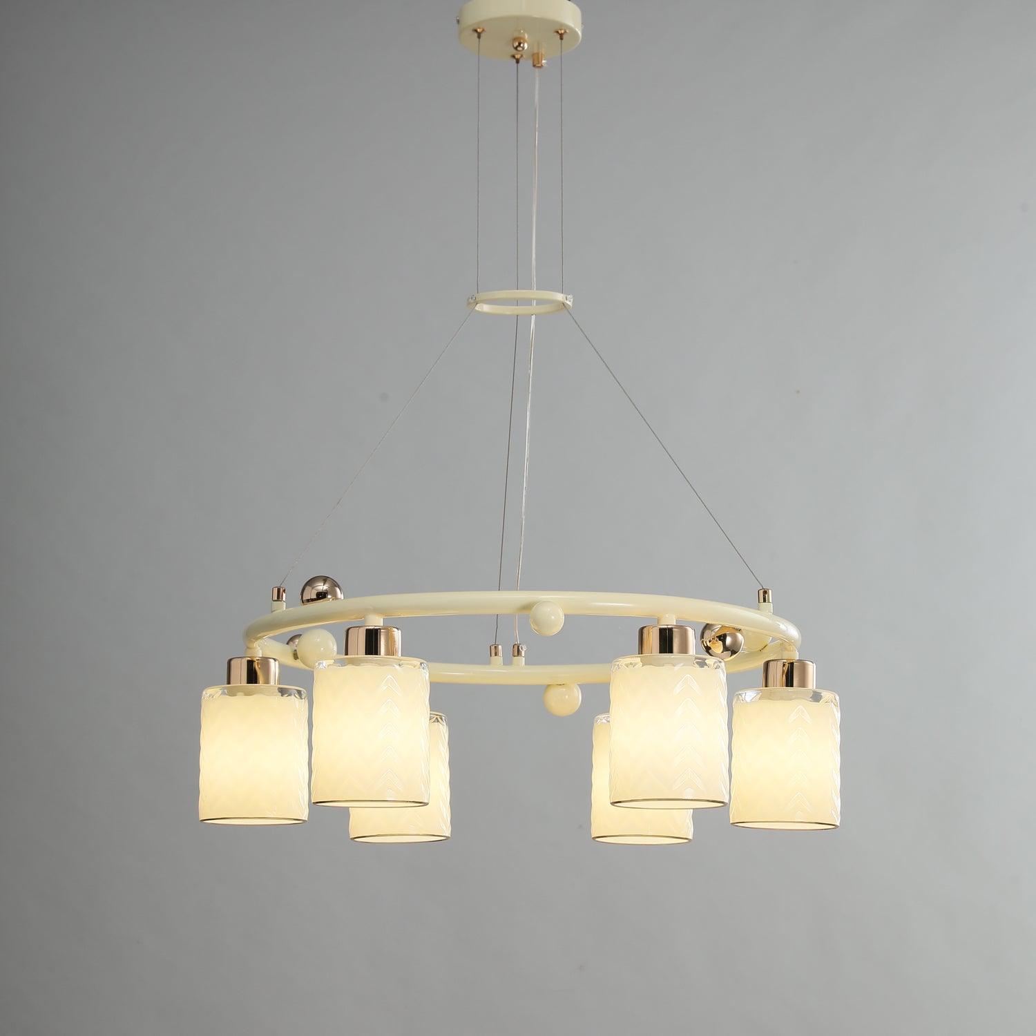Ring Glass Cup Chandelier