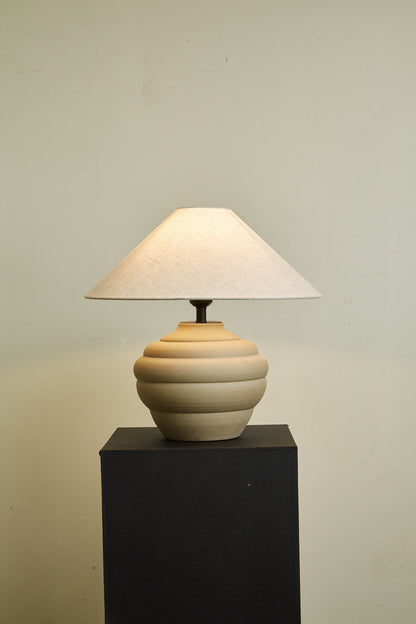 Ripple Clay Table Lamp