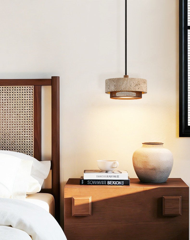 Riva Travertine Pendant Lamp