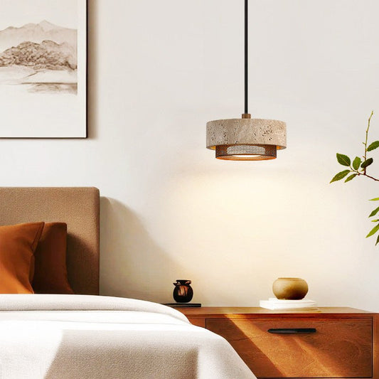 Riva Travertine Pendant Lamp