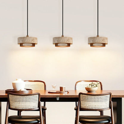 Riva Travertine Pendant Lamp