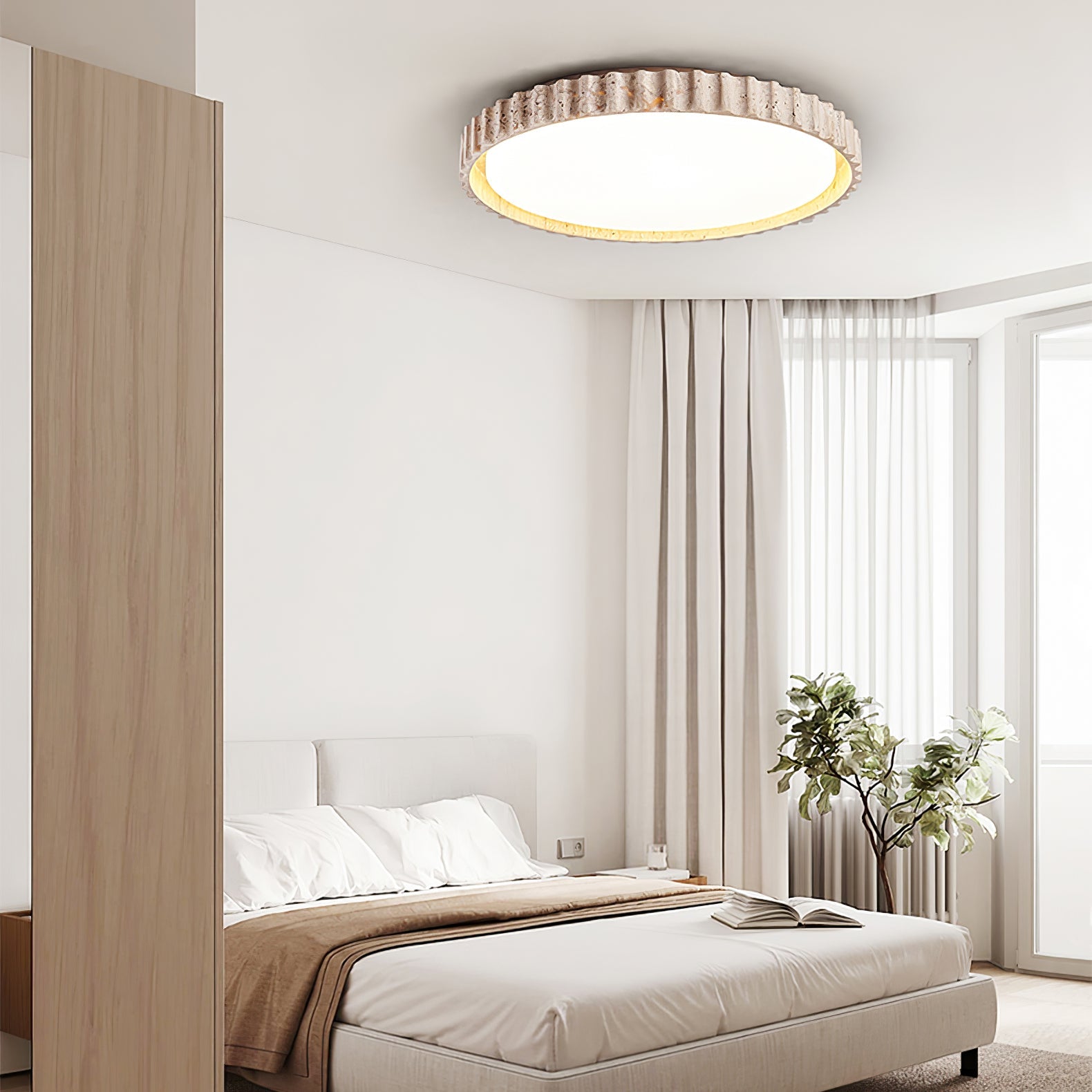 Riva Stone Ceiling Light
