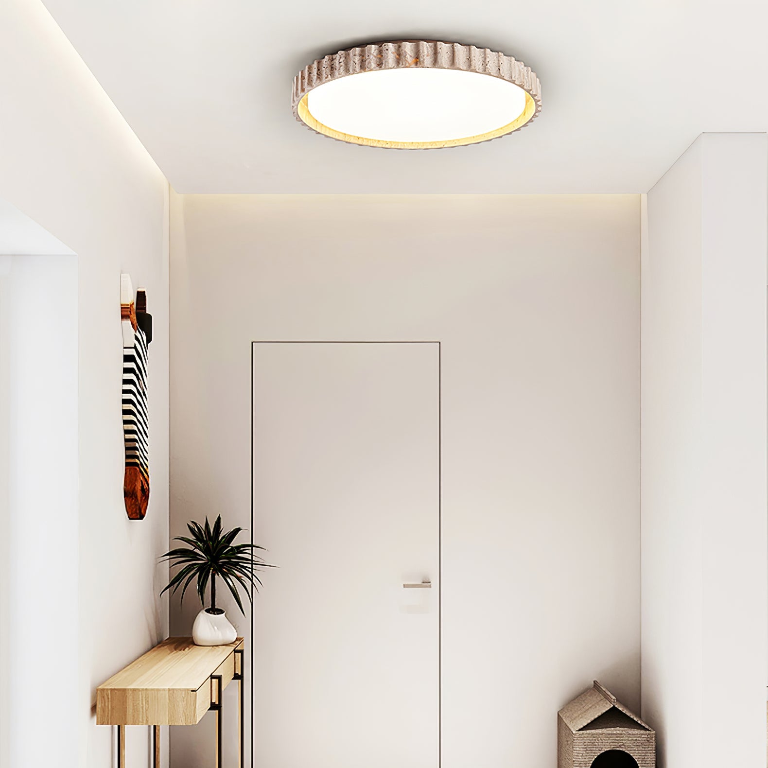 Riva Stone Ceiling Light