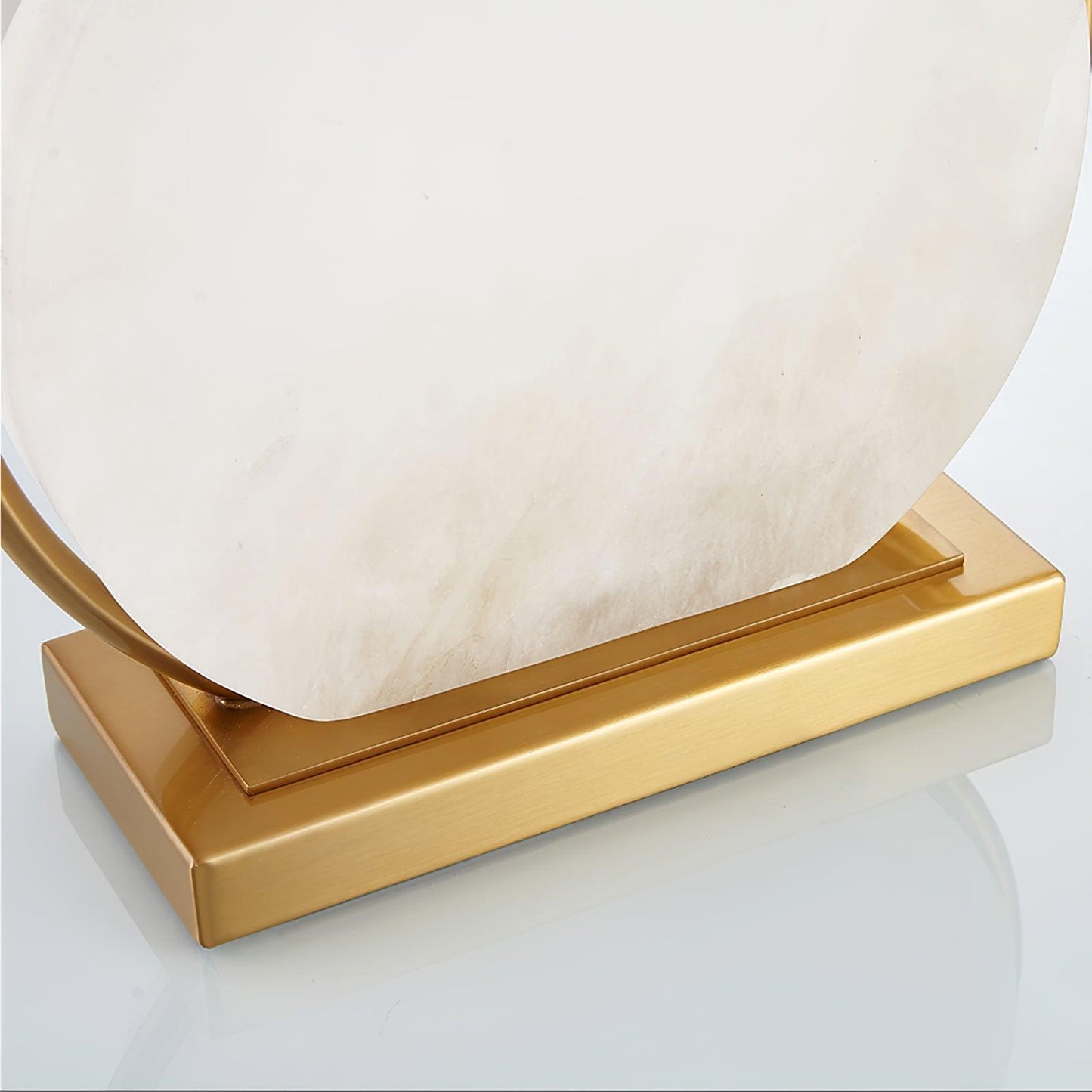 Roma White Alabaster Table Lamp