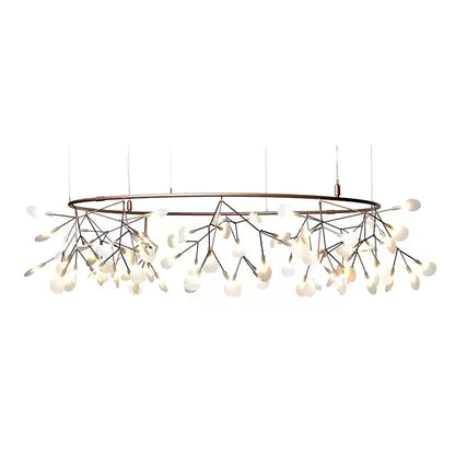 Rose Gold Firefly LED Chandelier
