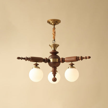 Rotating Stick Chandelier