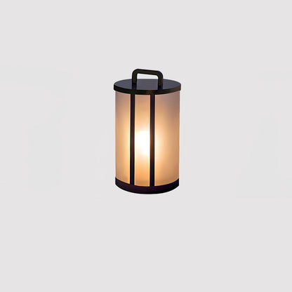 Round Pillar Acrylic Lantern Outdoor Lamp