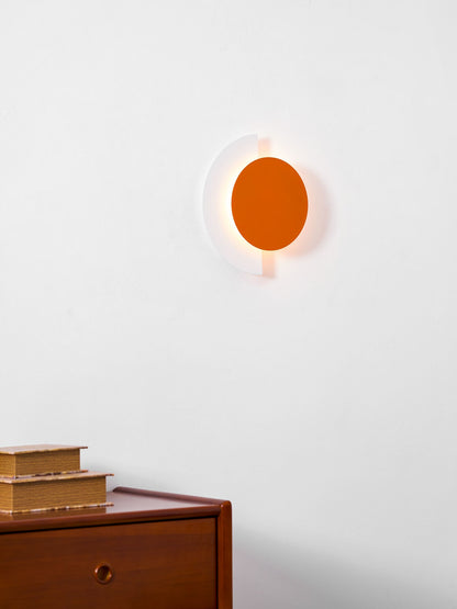 Rounded Abstract Art Sconce