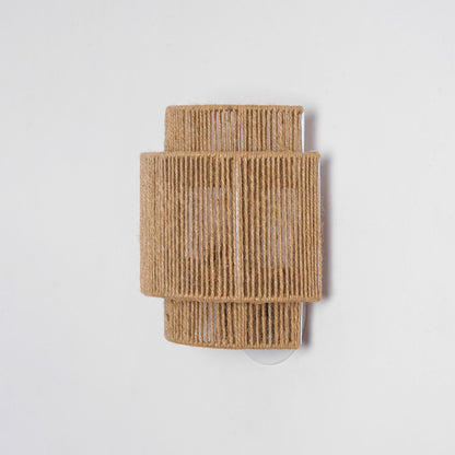 Rustic Weave Wall Lamp