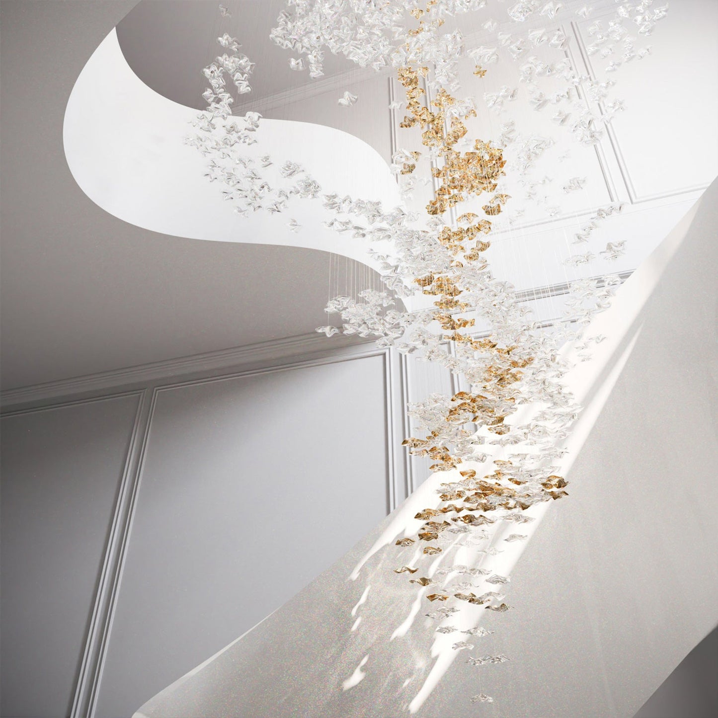 Tidal Art Glass Chandelier