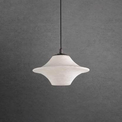 Saucer Alabaster Pendant Light