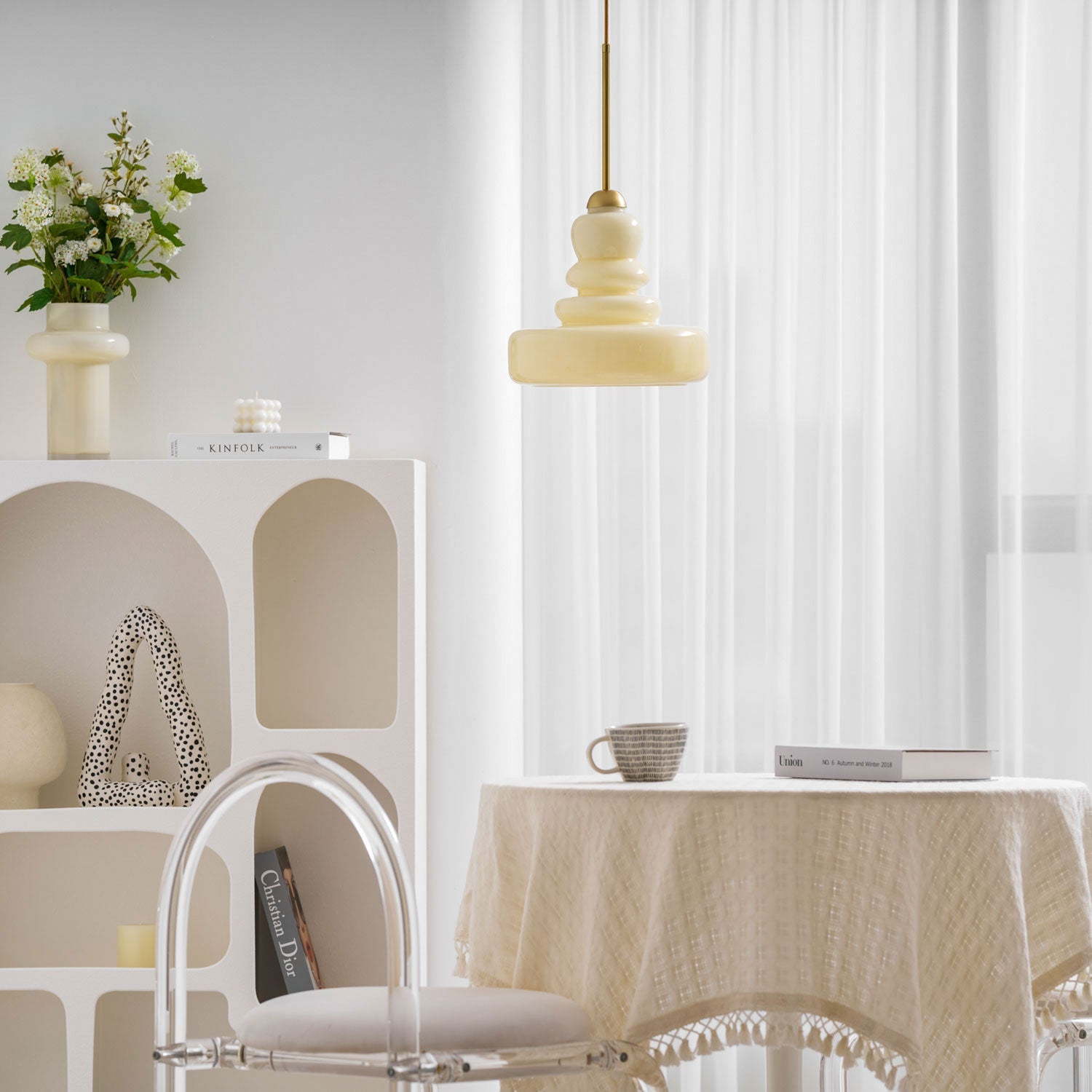 Schoolhouse Glass Pendant Light