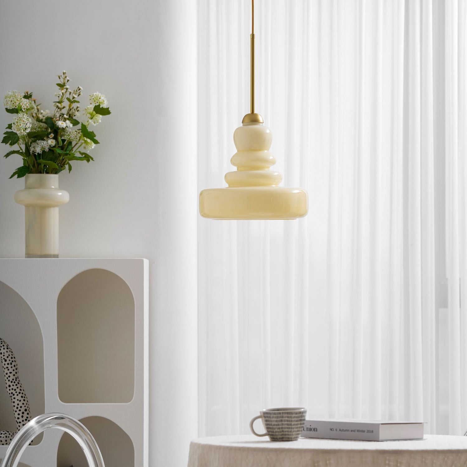 Schoolhouse Glass Pendant Light