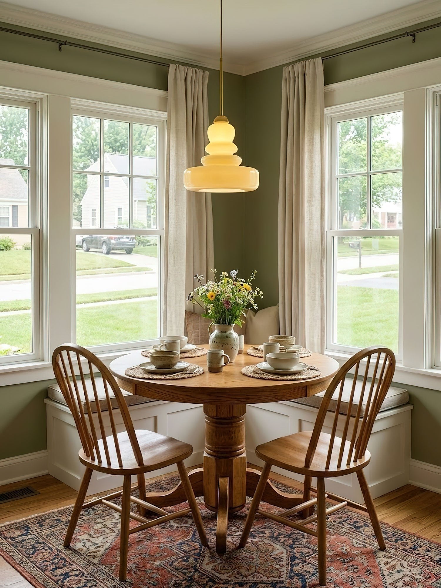 Schoolhouse Glass Pendant Light