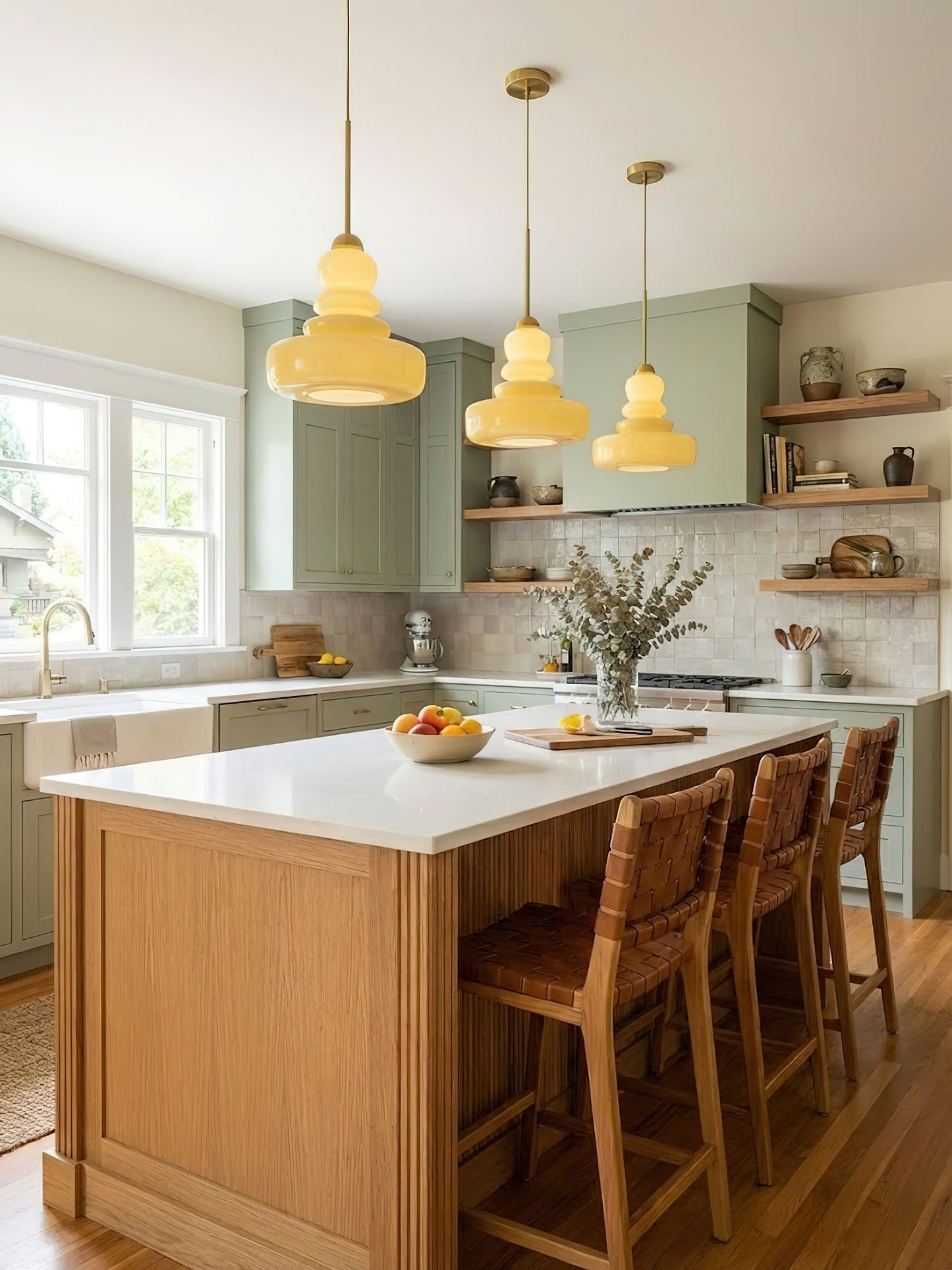 Schoolhouse Glass Pendant Light