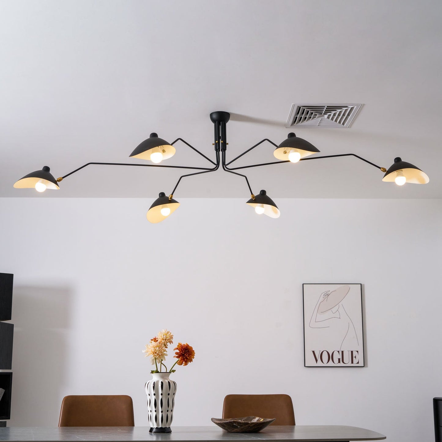 Serge Mouille Ceiling Light A