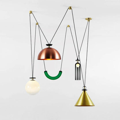 Geometric Shape Art Modern Chandelier