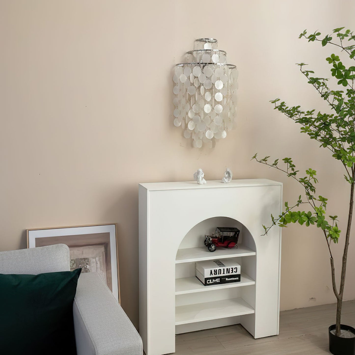 Shell Cascading Wall Light