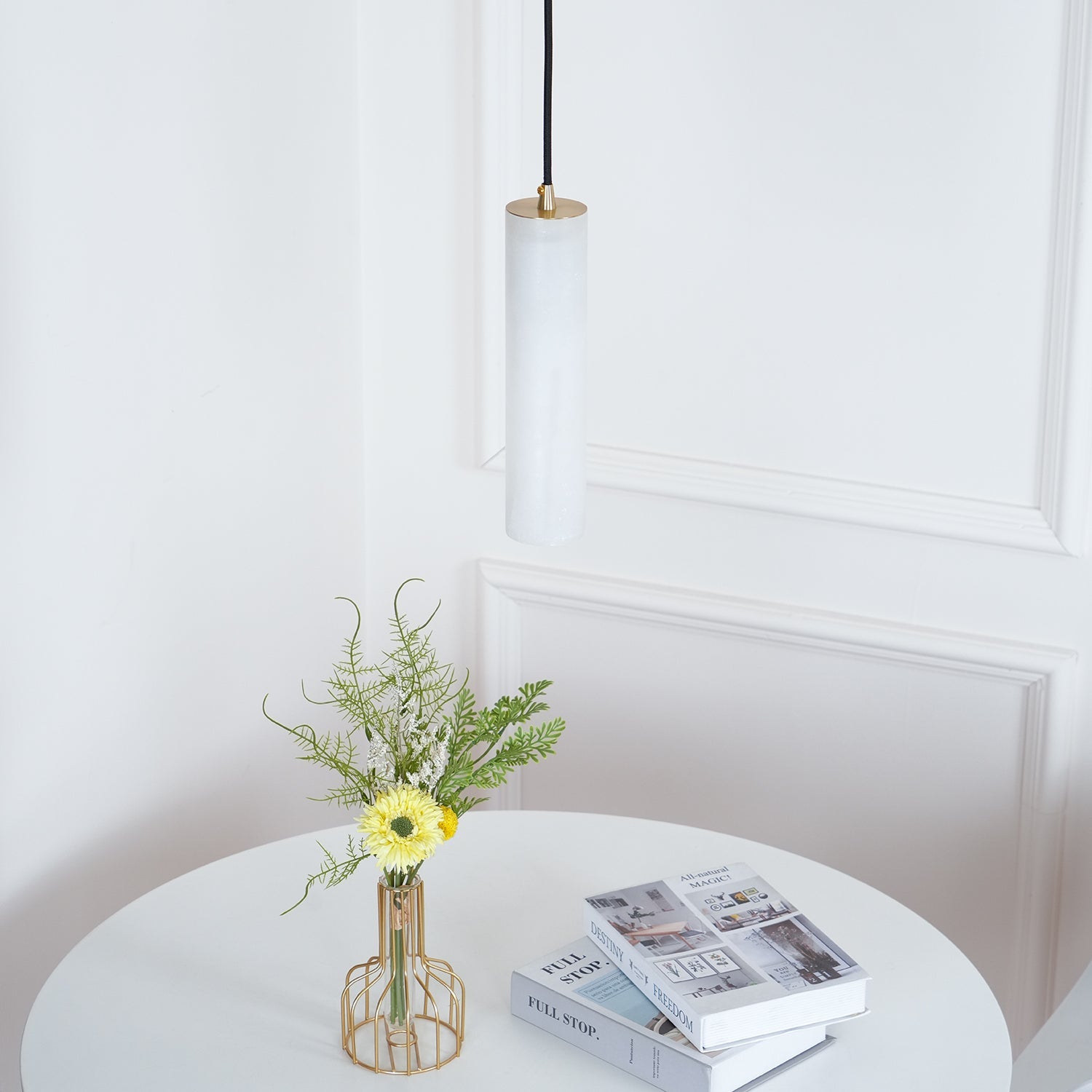 Silo Alabaster Pendant Light