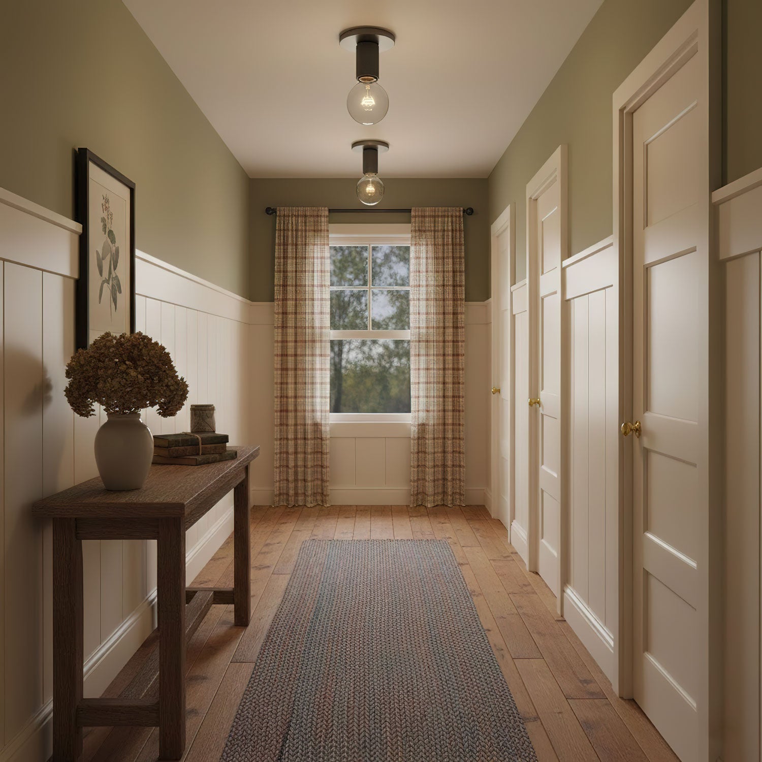 Simple Style Flush Mount Light