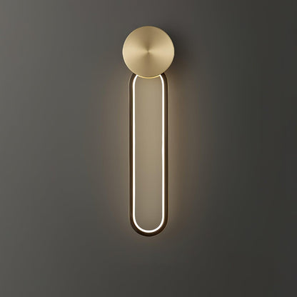 Simple Elliptical Wall Sconce