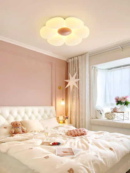Six-leaf Flower Kids Room Ceiling Lamp