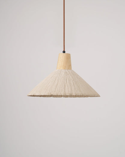 Concrete Pleated Pendant Lamp