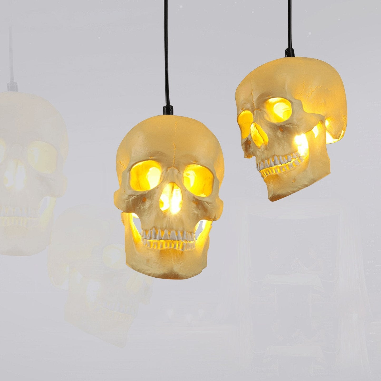 Skull Pendant Light
